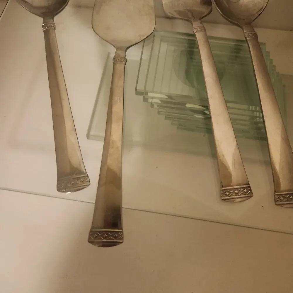 5 piece Reed and Barton Stainless Serving Set